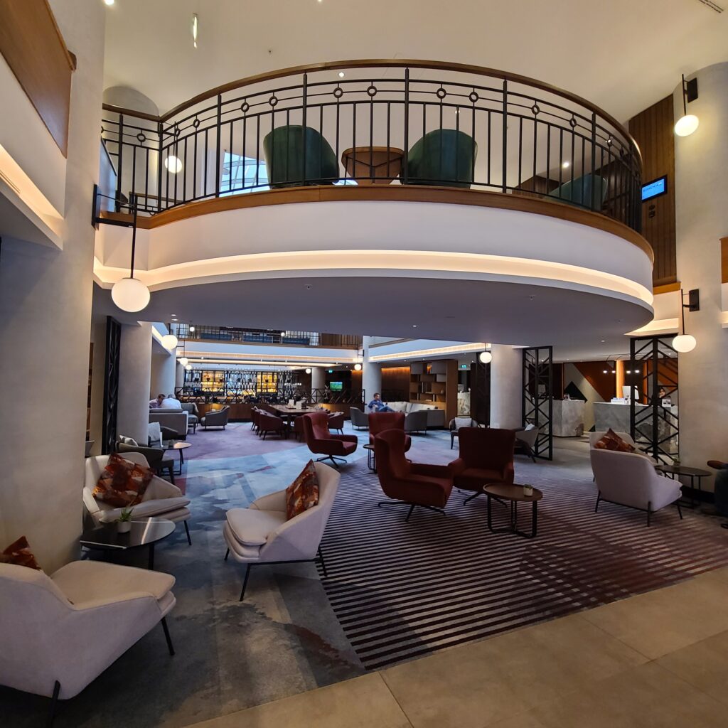 Prague Marriott Hotel Lobby