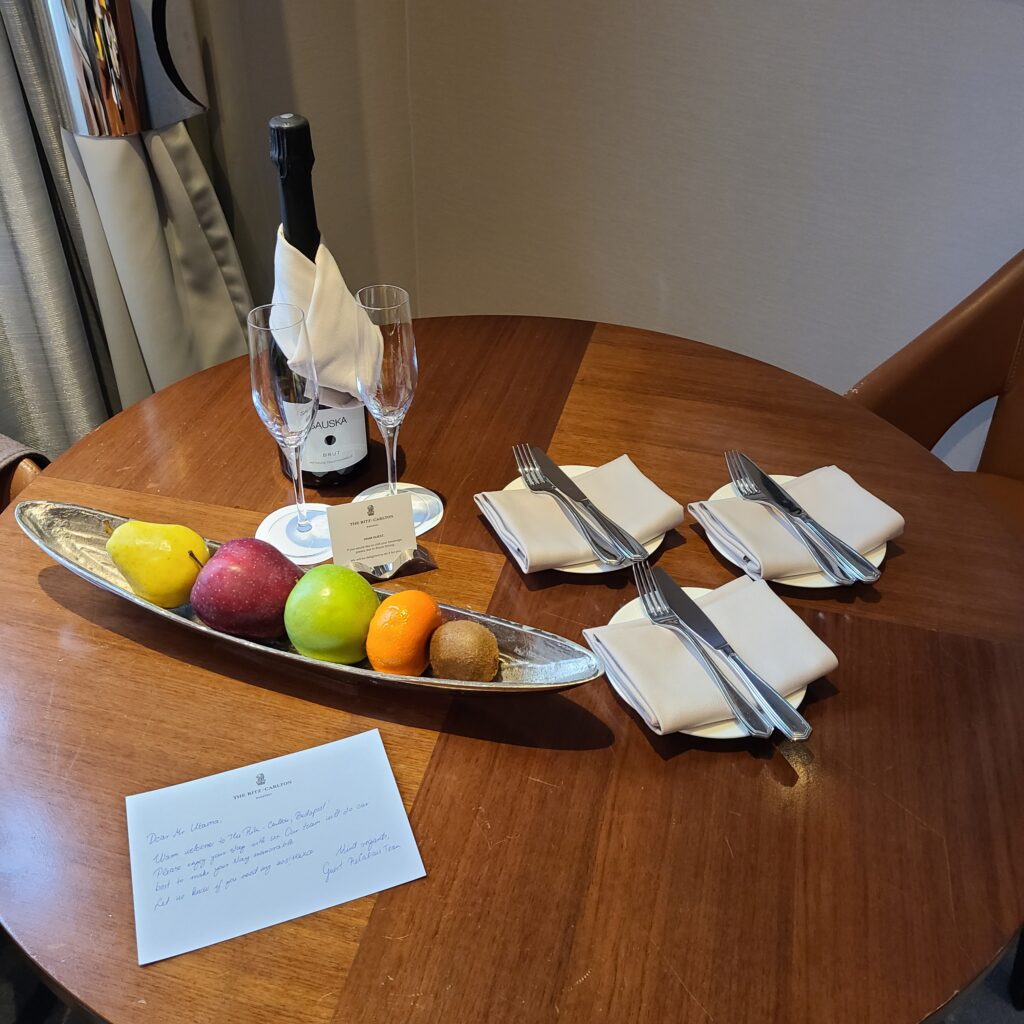 The Ritz-Carlton, Budapest Welcome Gifts