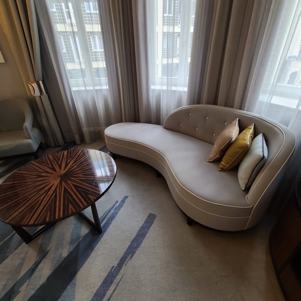 The Ritz-Carlton Budapest Family Suite Bedroom Sofa