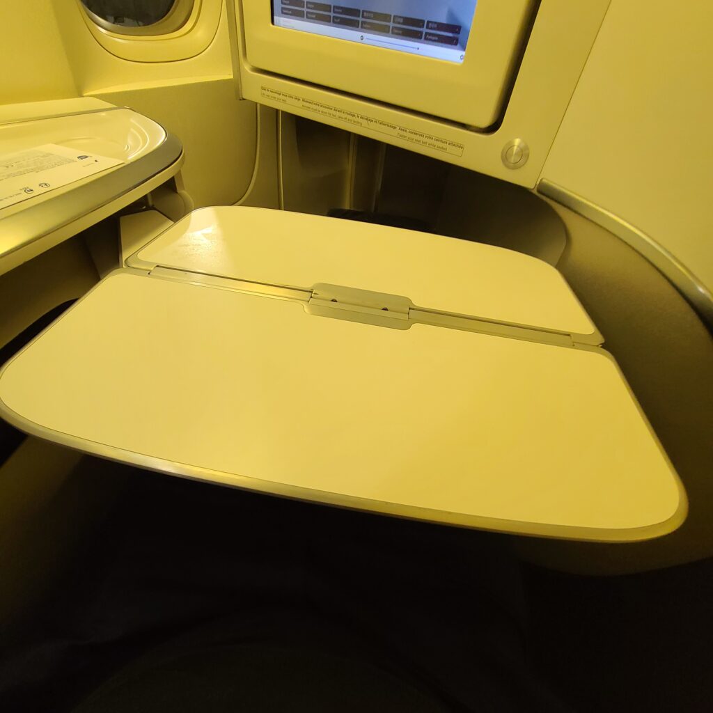 Air France Business Class Boeing 777-300ER Tray Table