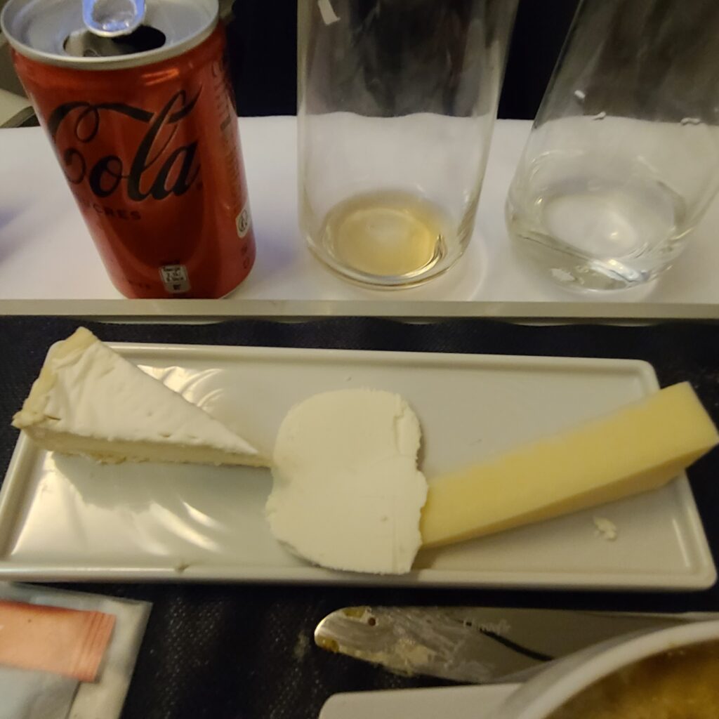 Air France Old Business Class Boeing 777-300ER Dinner Cheese Plate