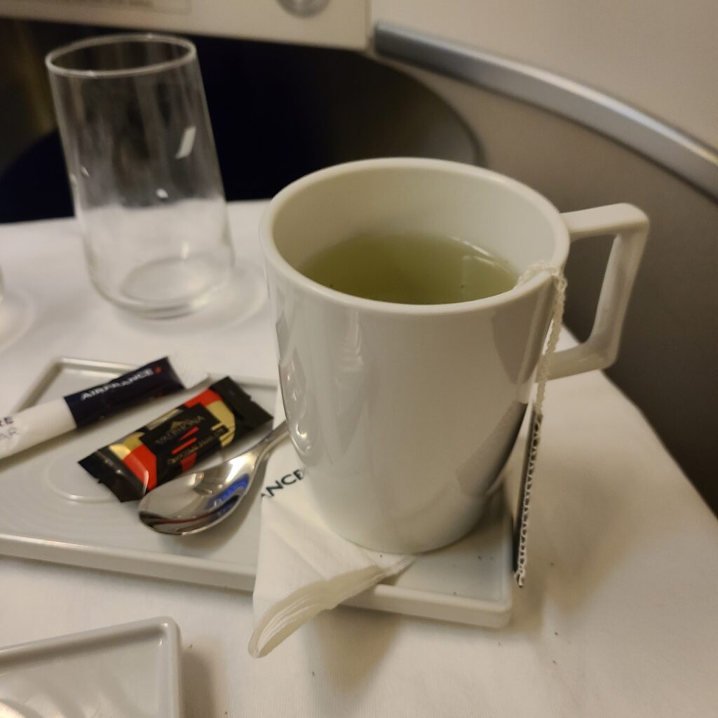 Air France Old Business Class Boeing 777-300ER Green Tea