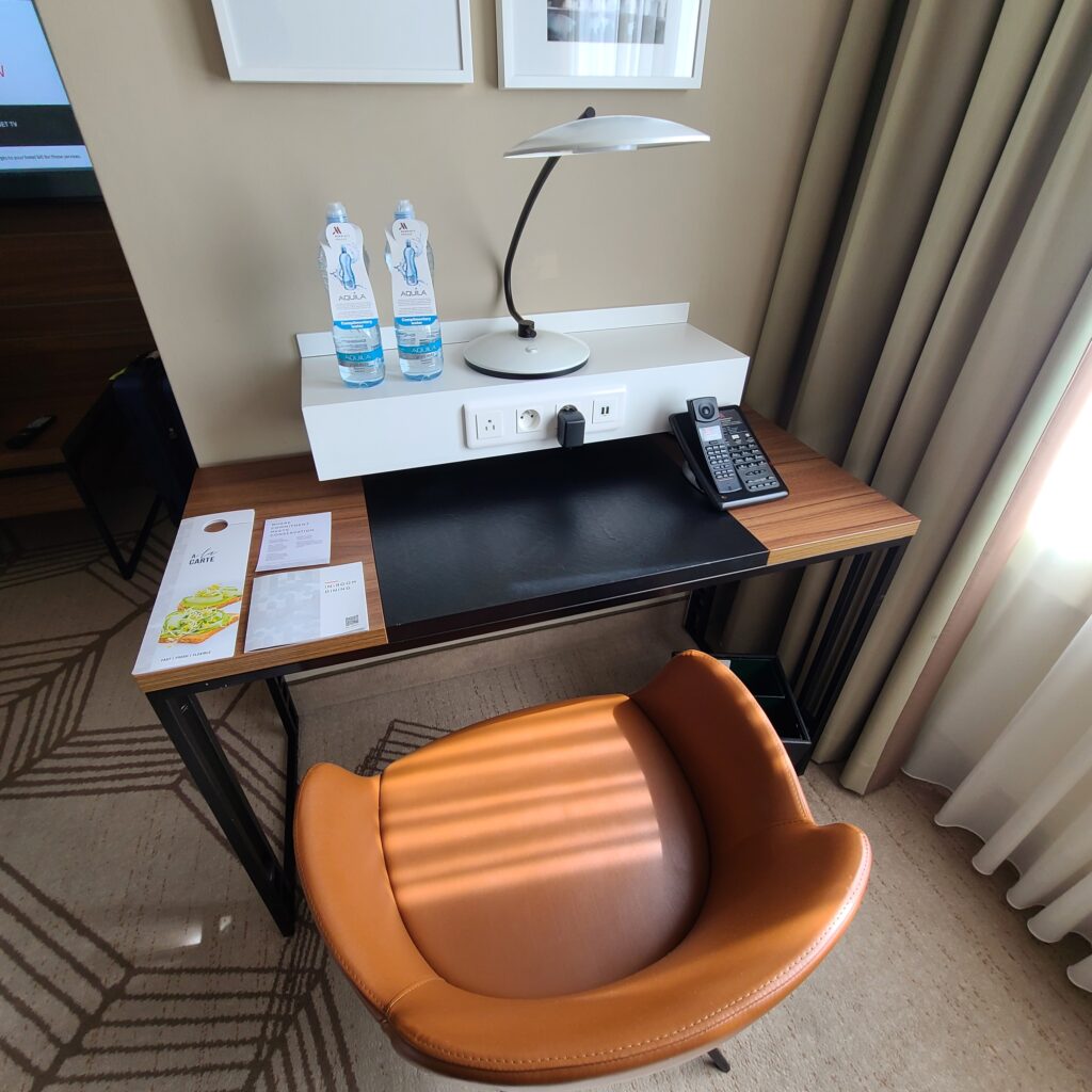 Prague Marriott Hotel Family Suite Work Desk