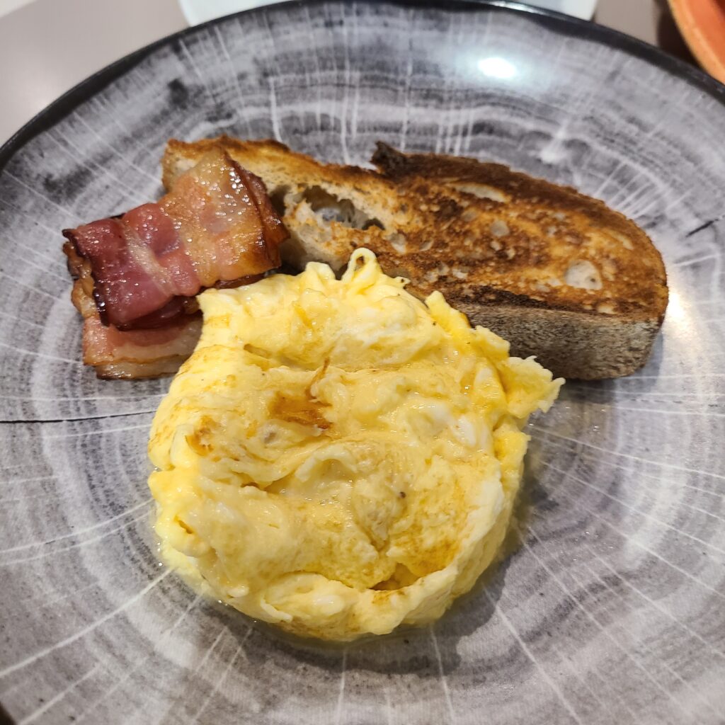 Hotel Indigo Paris Opera Breakfast Scrambled Eggs