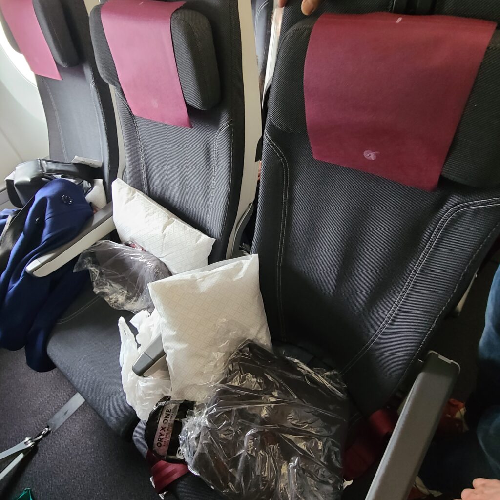 Qatar Airways Airbus A350-1000 Economy Class Seats