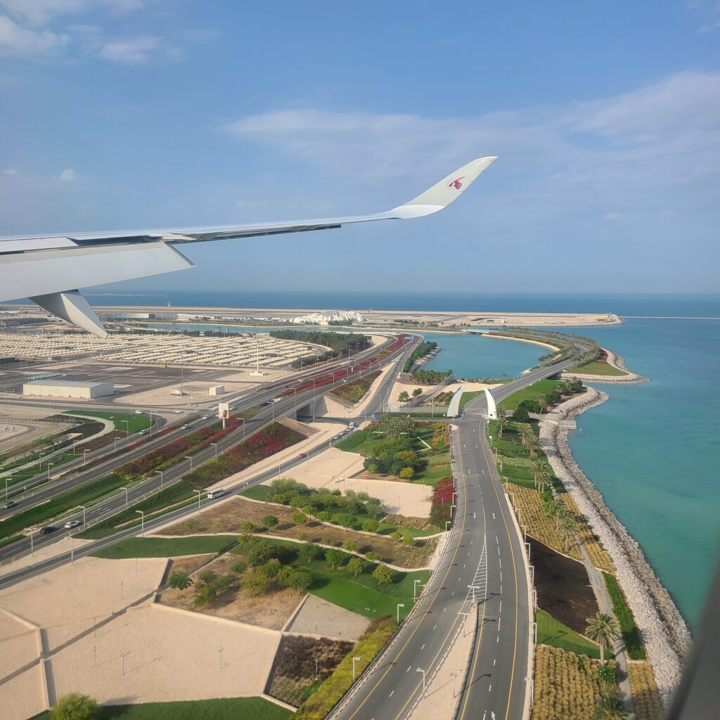 Qatar Airways Doha Landing
