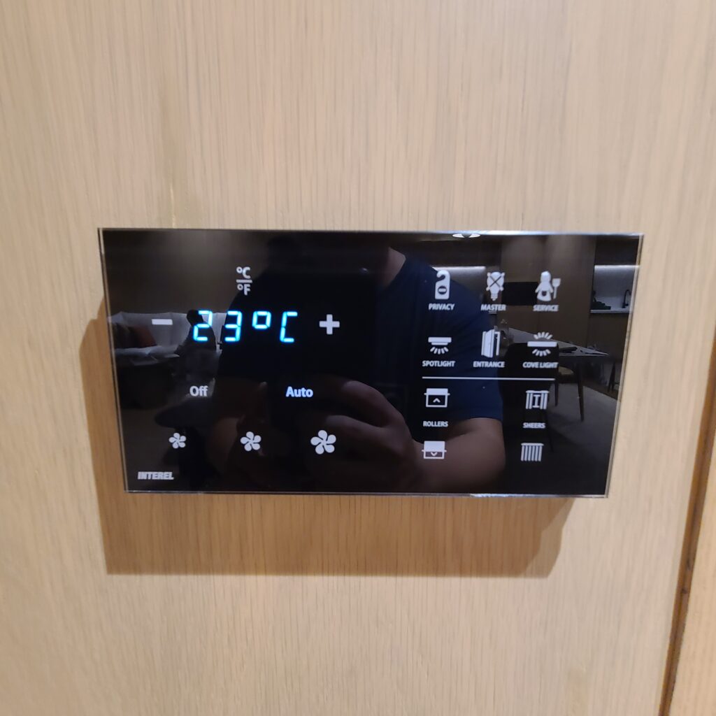 Katara Hills Doha, Hilton LXR Villa Control Switches