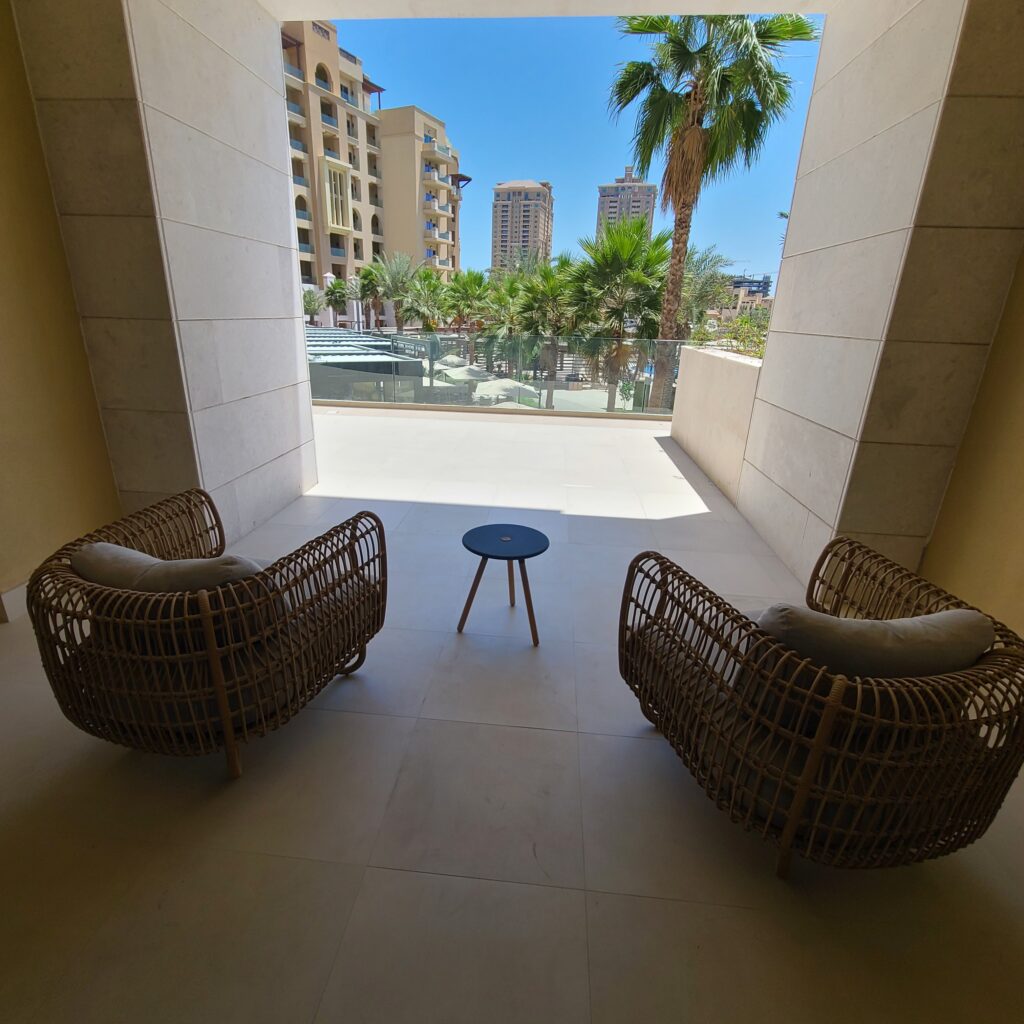 St. Regis Marsa Arabia Suite Outdoor Terrace
