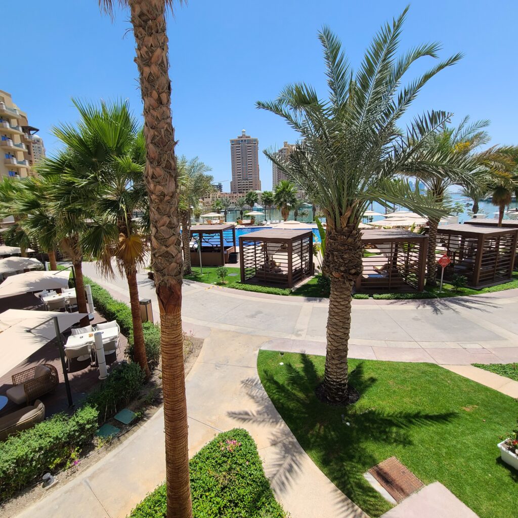 St. Regis Marsa Arabia Suite Outdoor Terrace Pool View