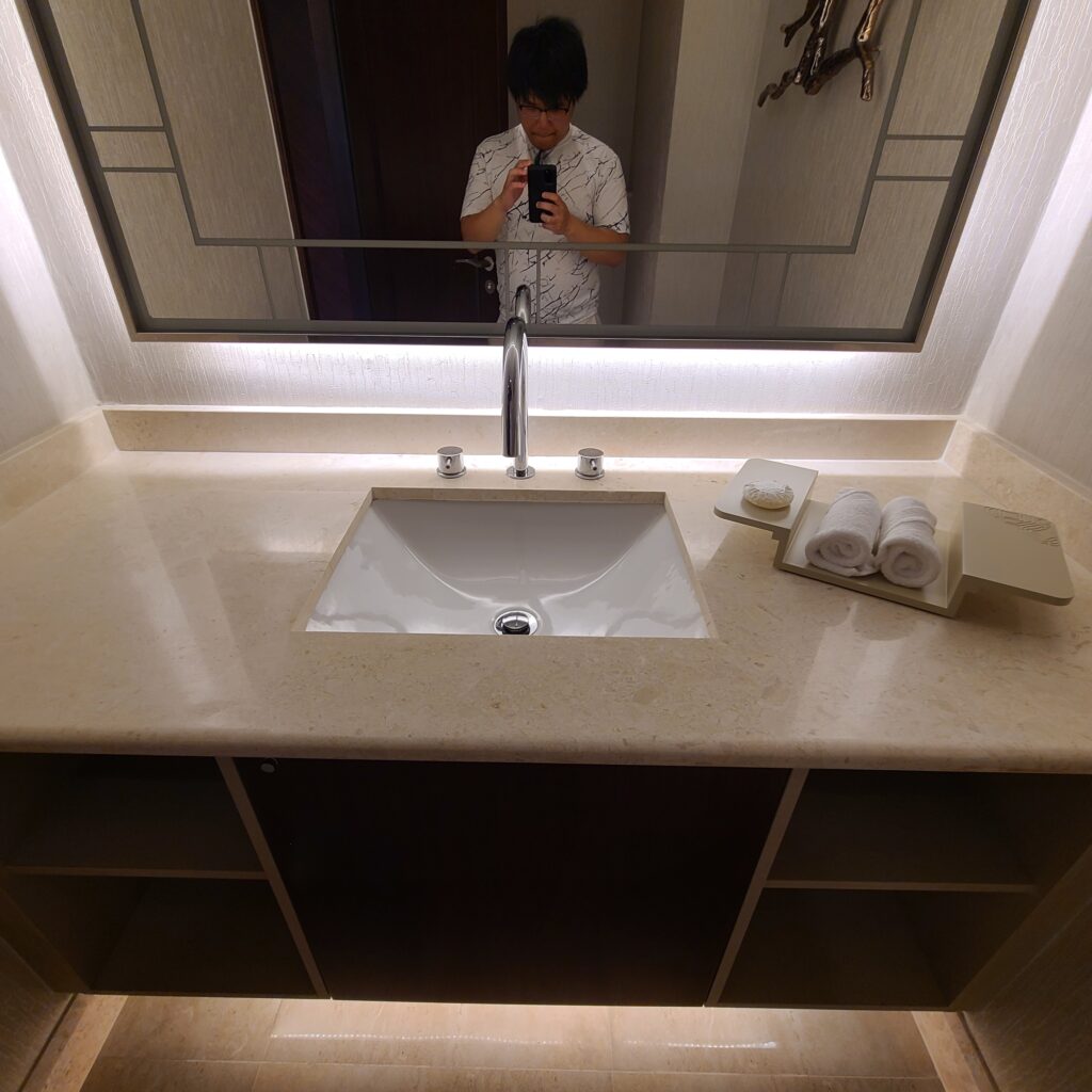 St. Regis Marsa Arabia Suite Half Bathroom Sink