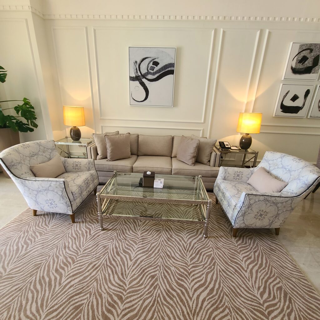 St. Regis Marsa Arabia Suite Living Room Seats