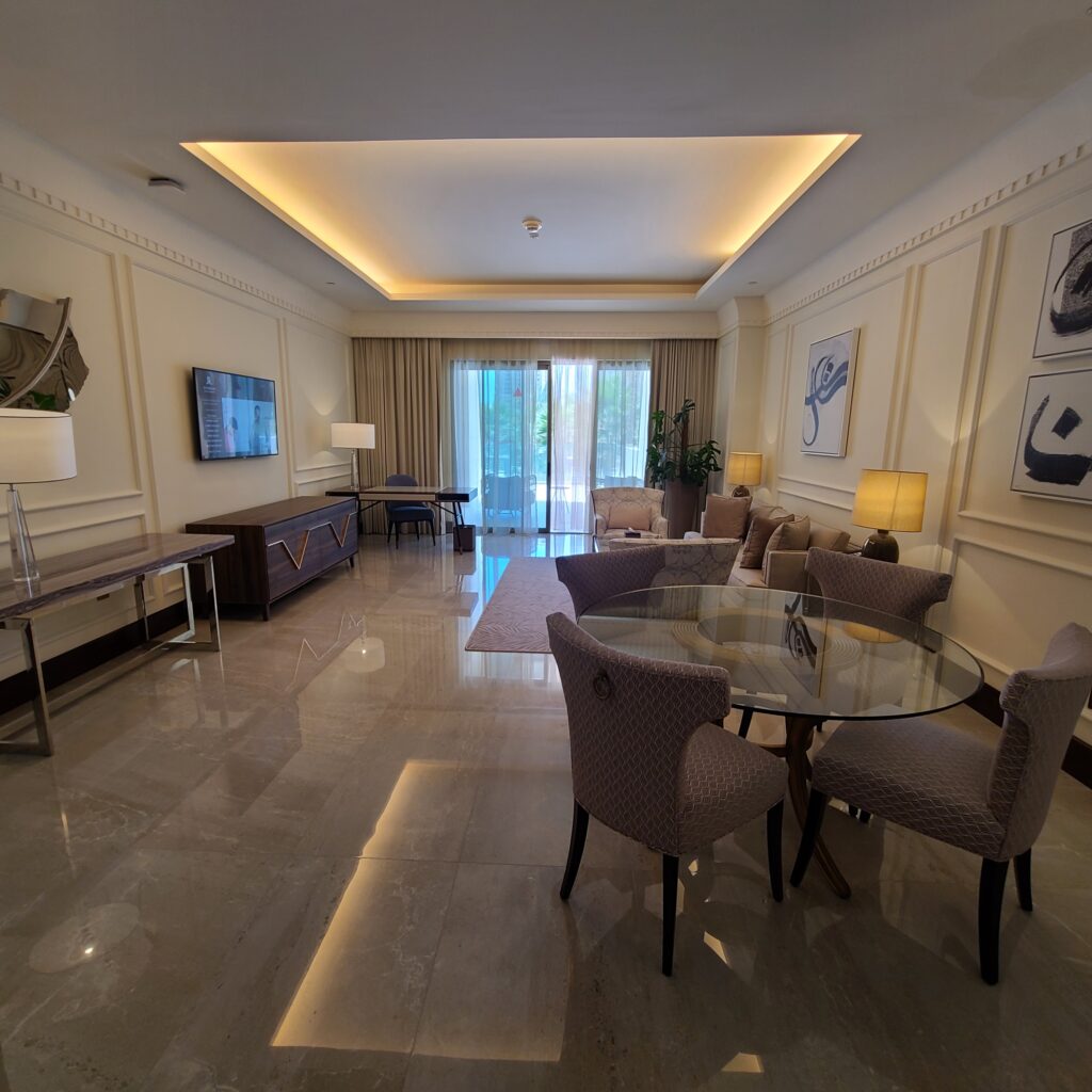 St. Regis Marsa Arabia Suite Living Room