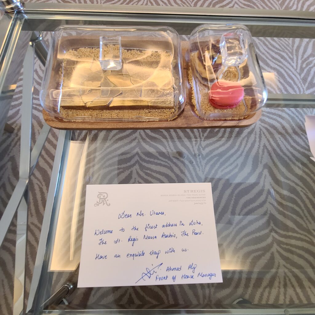 St. Regis Marsa Arabia Welcome Gifts