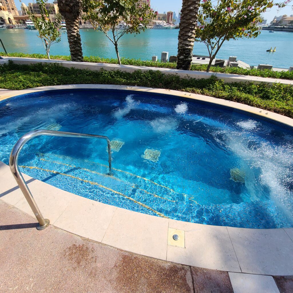 St. Regis Marsa Arabia Outdoor Jacuzzi