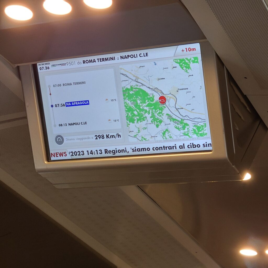 Frecciarossa Passenger Info Display