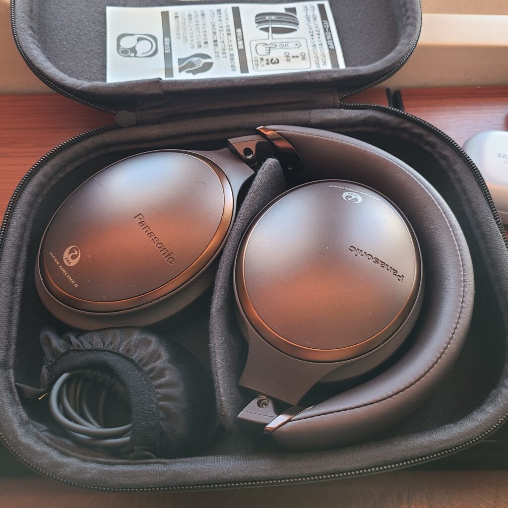 JAL Boeing 777-300ER First Class Panasonic Headphones