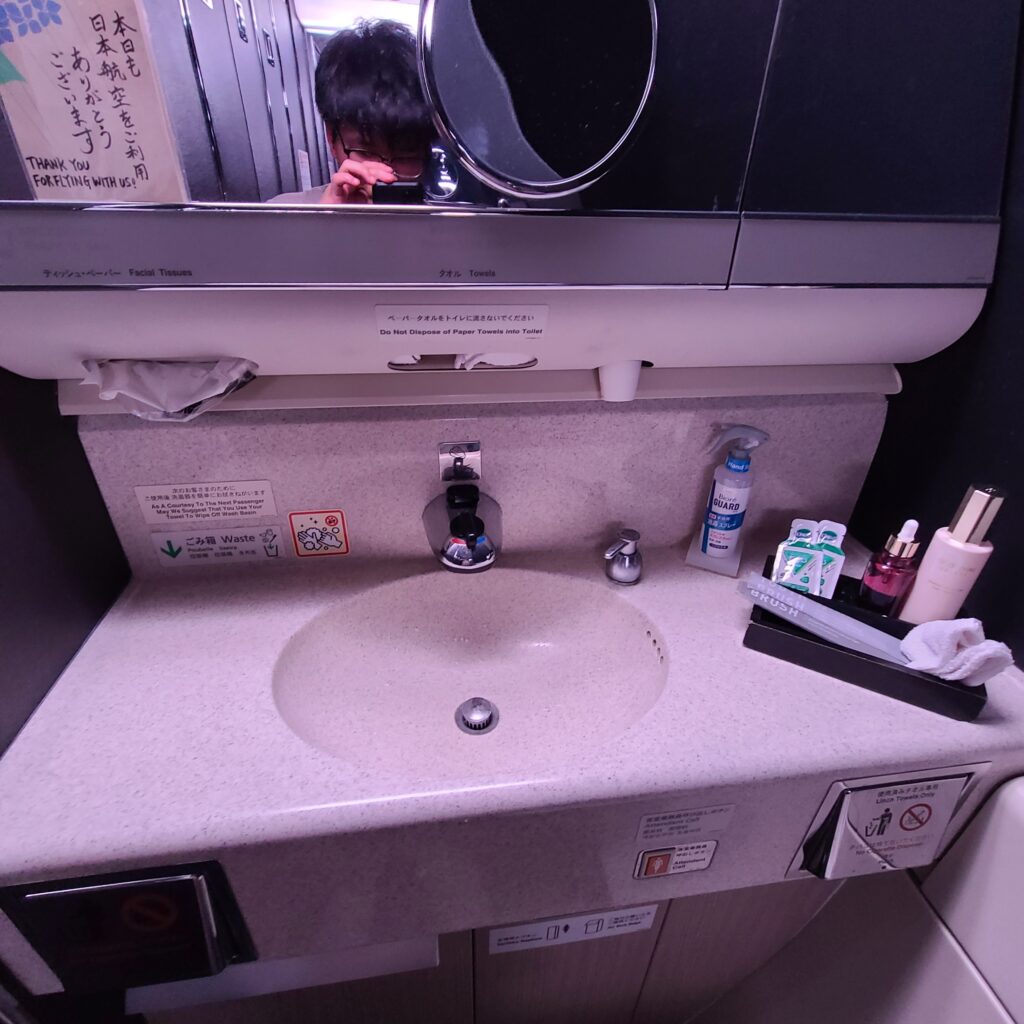 JAL Boeing 777-300ER First Class Lavatory Sink