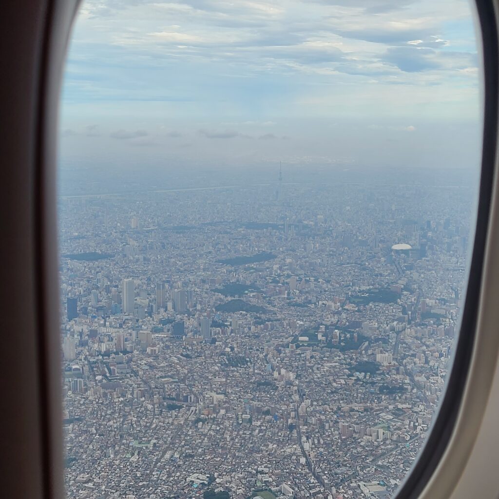 JAL First Class Tokyo Skytree View