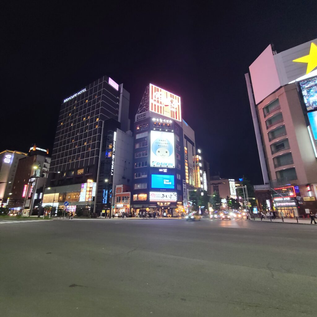 Susukino, Sapporo at night