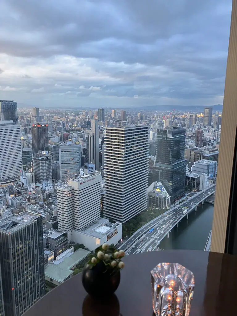 Conrad Osaka Executive Lounge View