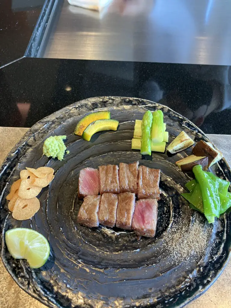 Conrad Osaka Kura Teppanyaki Matsusaka Wagyu Filet Sirloin