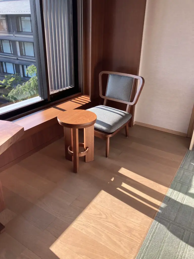 HOTEL THE MITSUI KYOTO Garden Suite Bedroom Chair