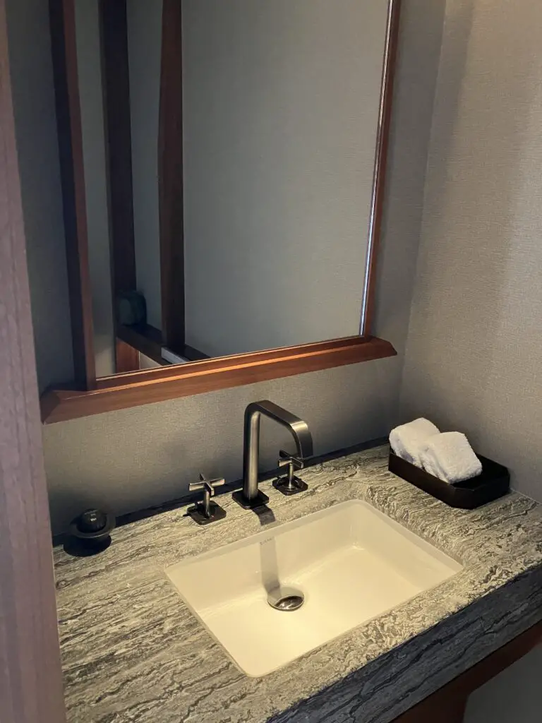 HOTEL THE MITSUI KYOTO Garden Suite Half Bathroom Sink