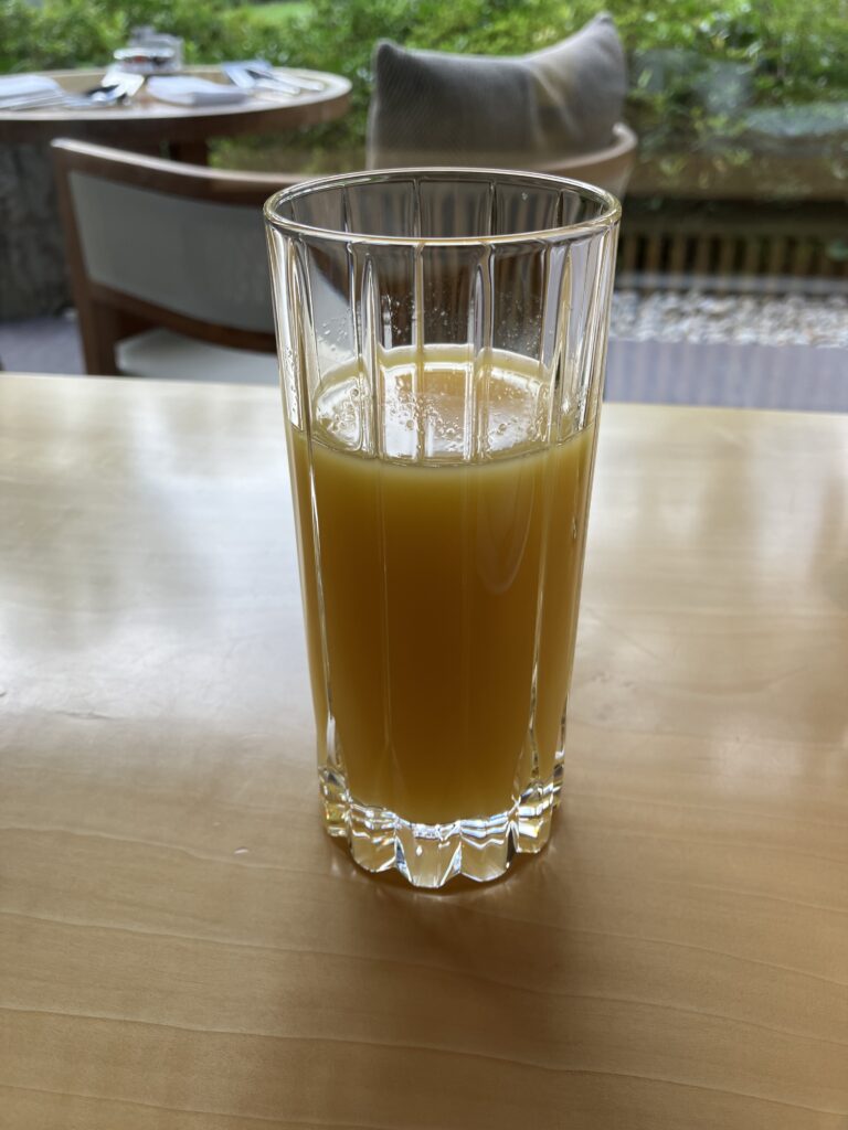 HOTEL THE MITSUI KYOTO Breakfast Orange Juice