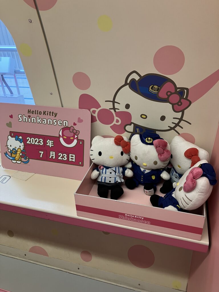 Hello Kitty Shinkansen Car #1 Hello Kitty JR Plushies