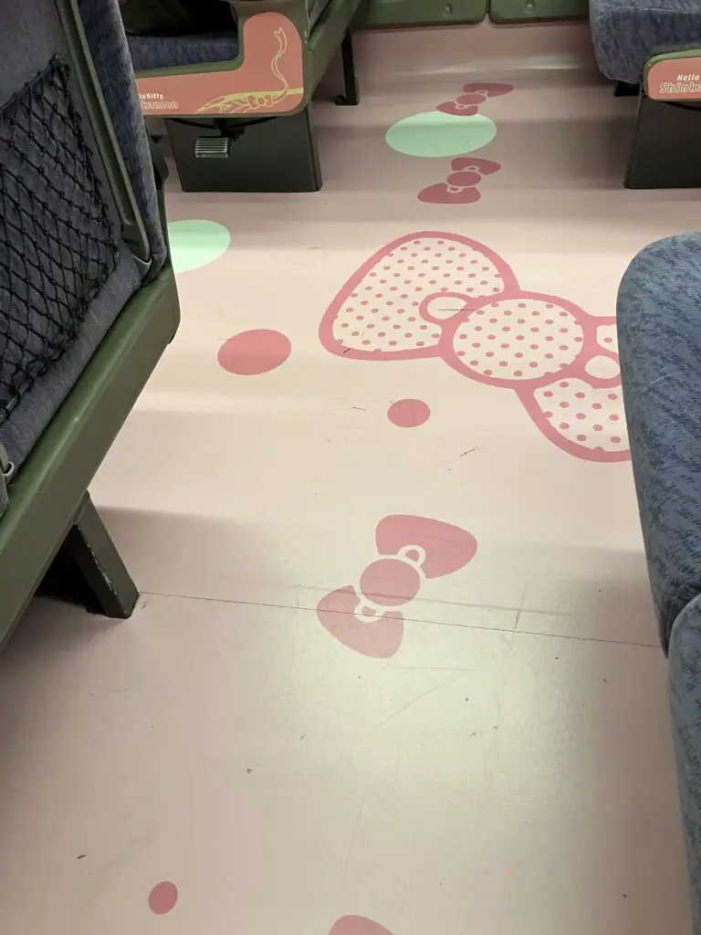 Hello Kitty Shinkansen Floor Art