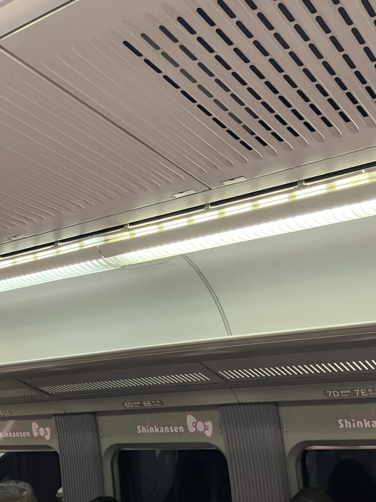 Hello Kitty Shinkansen Overhead Storage