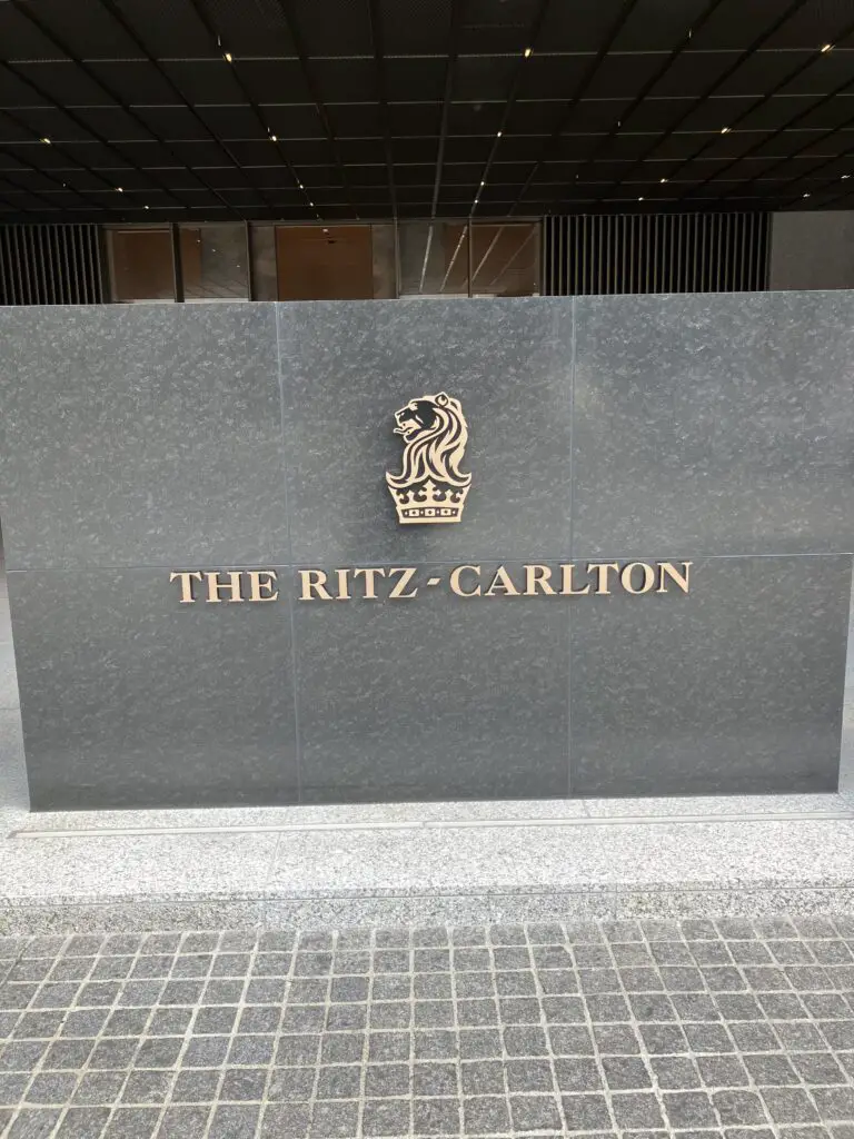 Ritz-Carlton Fukuoka Sign