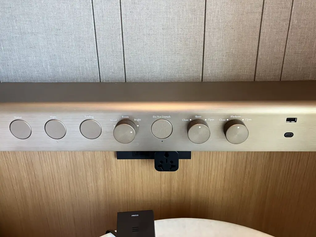 Ritz Carlton Fukuoka Room Controls