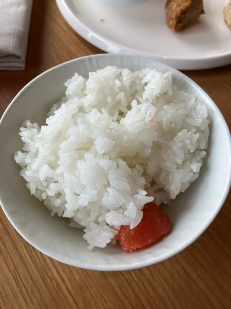 Ritz Carlton Fukuoka Viridis Rice with Mentaiko