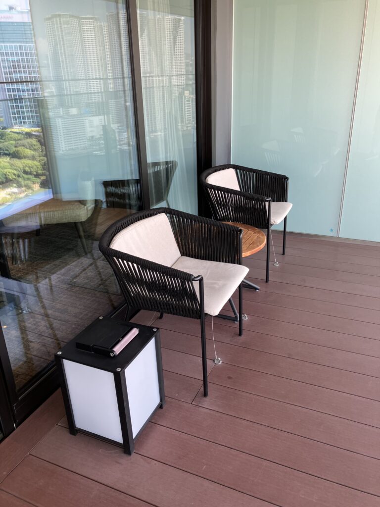 Mesm Tokyo Room Balcony Chairs