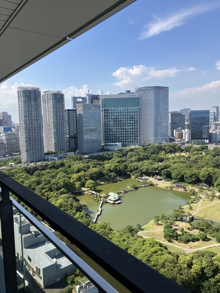 Mesm Tokyo Room Balcony Hamarikyu Gardens View