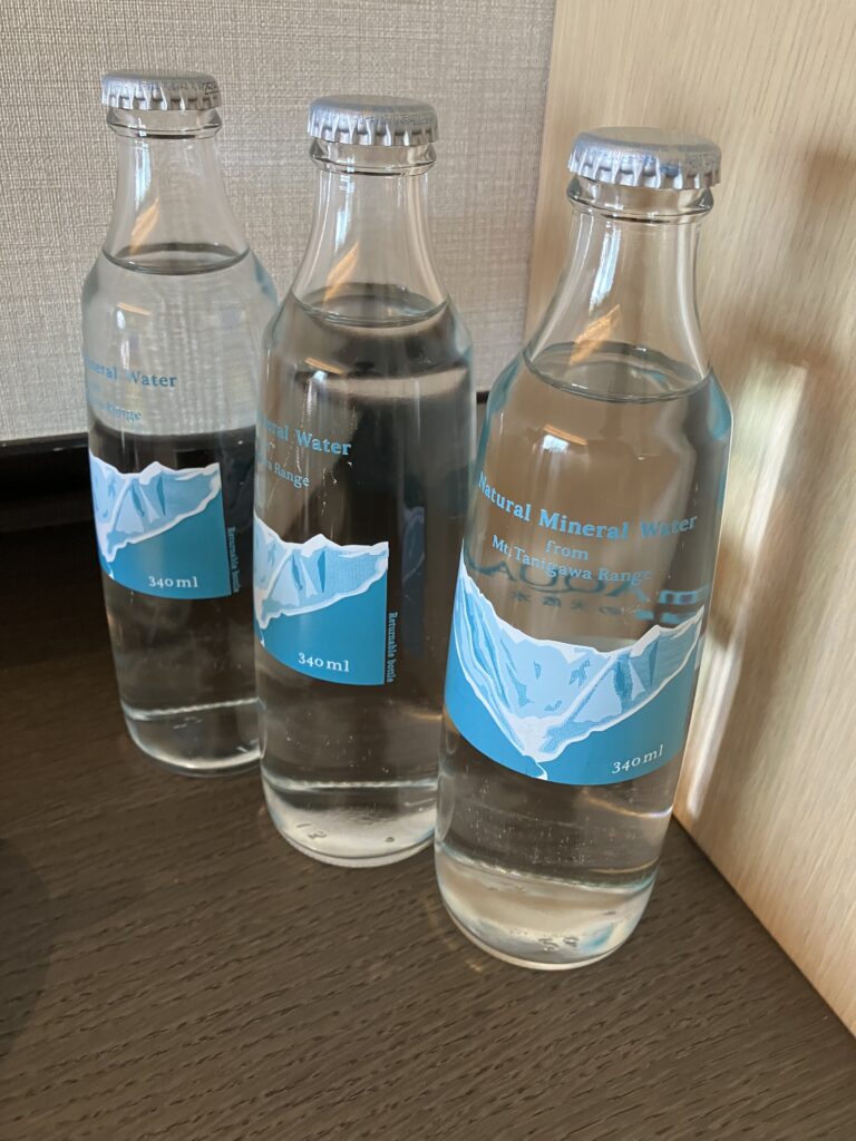 Mesm Tokyo Complimentary Water Bottles