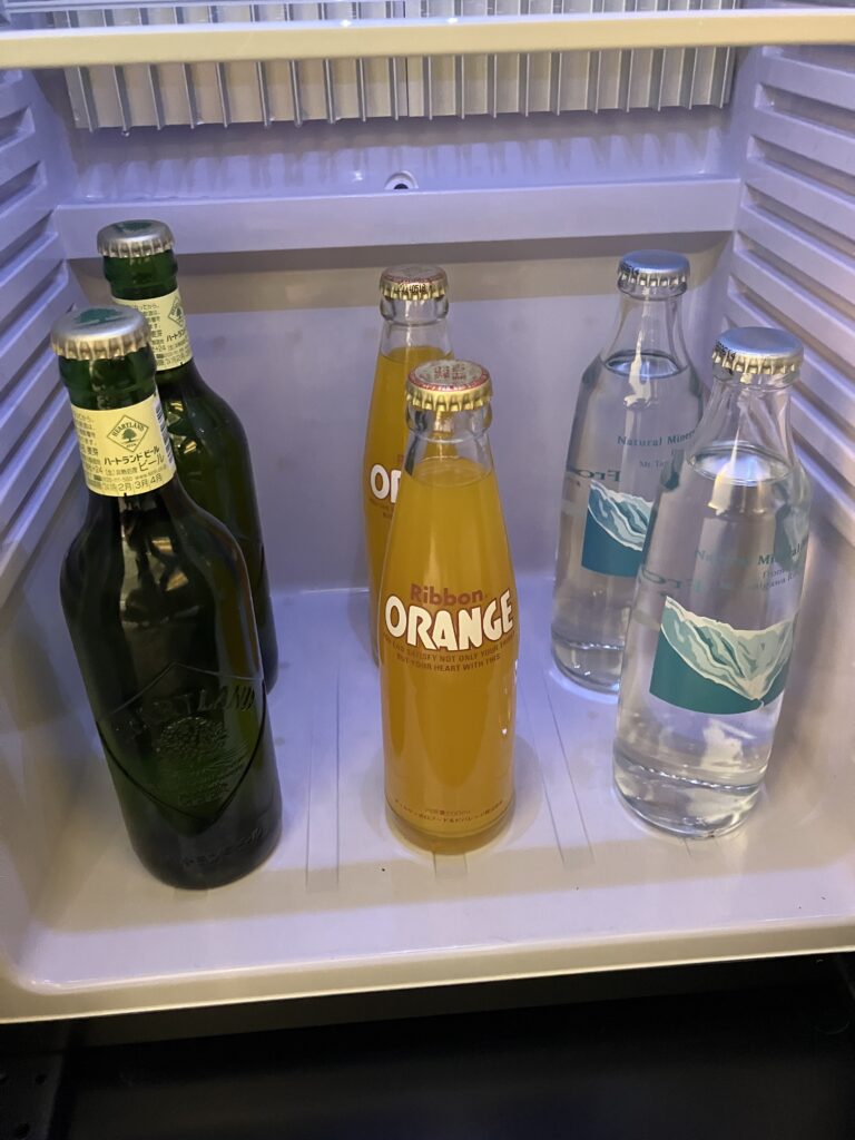 Mesm Tokyo Complimentary Minibar