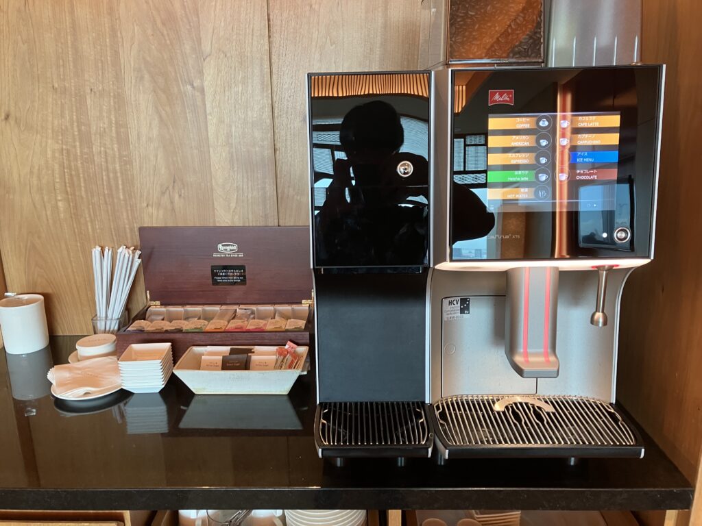 Conrad Tokyo Executive Lounge Bay Side Coffee Machine