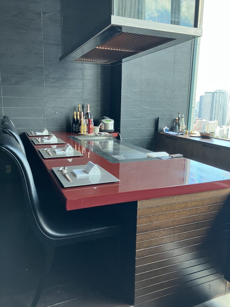 Conrad Tokyo Kazahana Teppanyaki Counter Seats