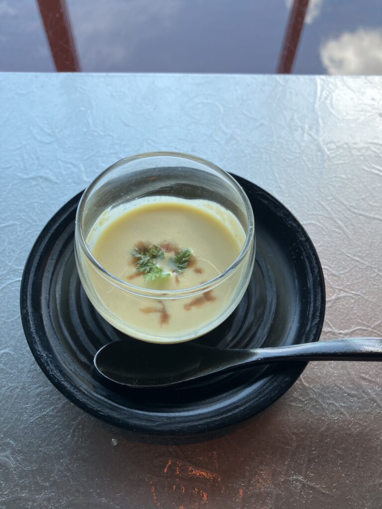 Conrad Tokyo Kazahana Ao Course Corn Soup