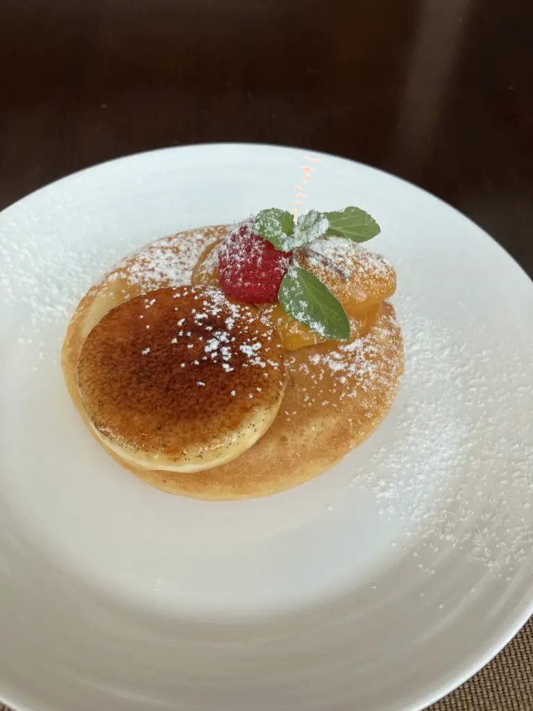 Conrad Tokyo Breakfast Mango Pancakes