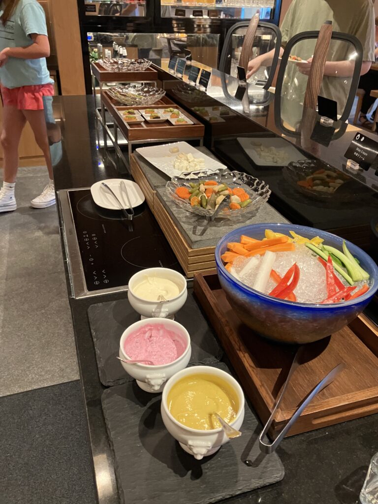 Conrad Tokyo Executive Lounge Food