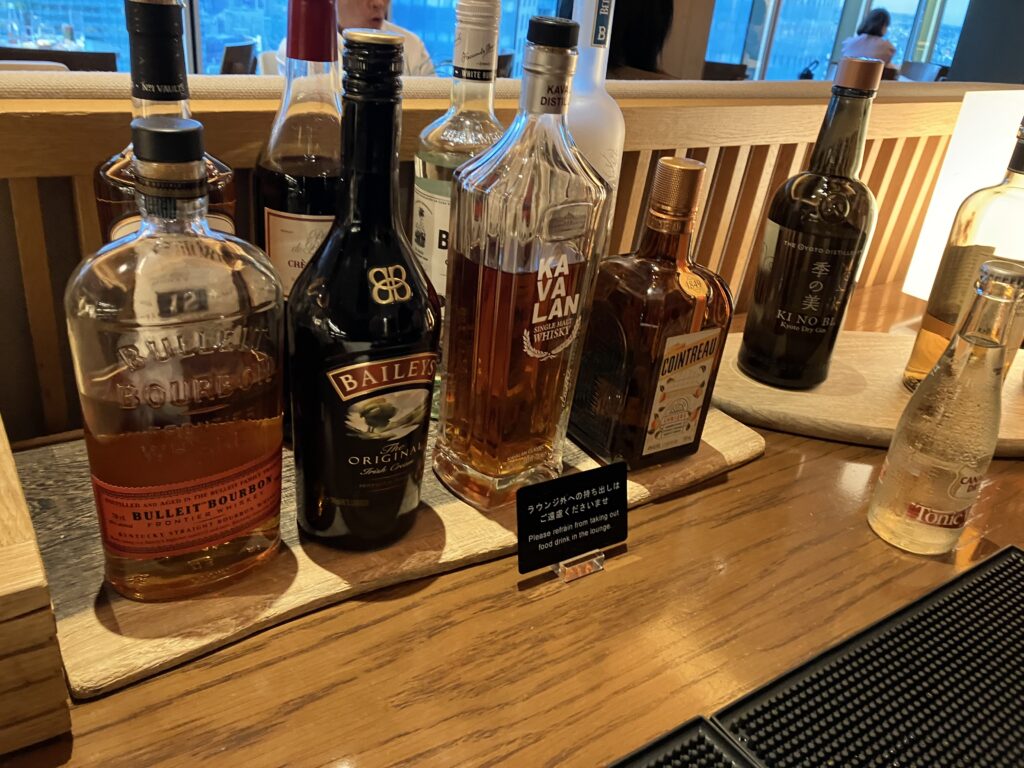 Conrad Tokyo Executive Lounge Liquors