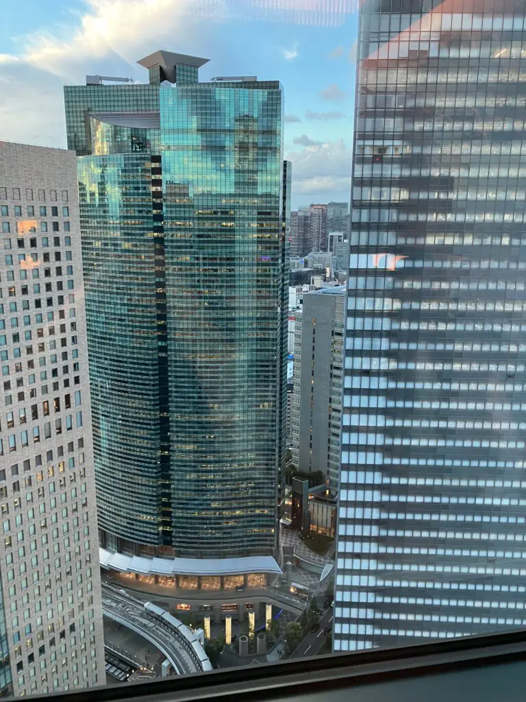Conrad Tokyo Executive Lounge City Side View