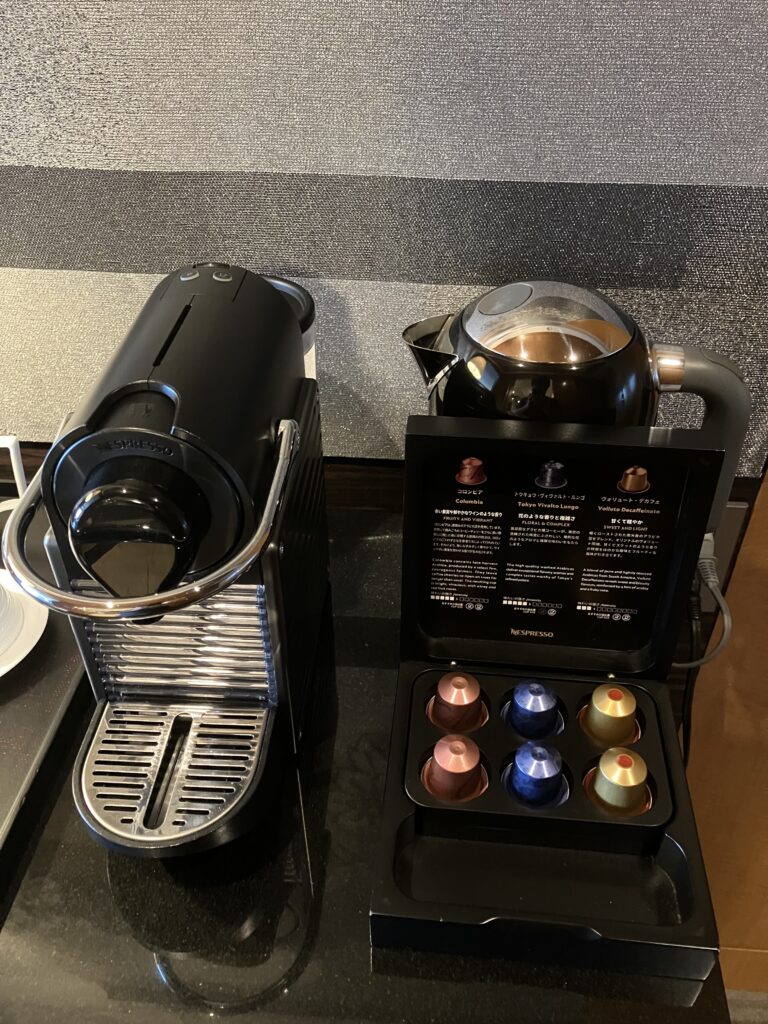 Ritz-Carlton Tokyo Deluxe Room Nespresso Machine