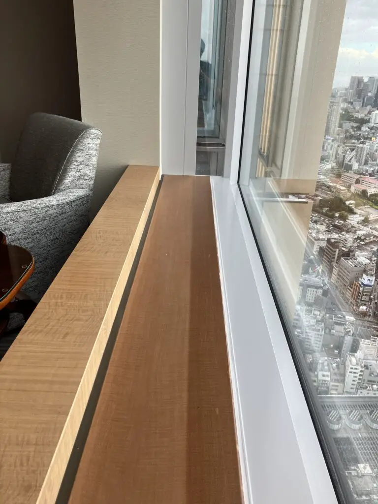 Ritz-Carlton Tokyo Deluxe Room Window Seat