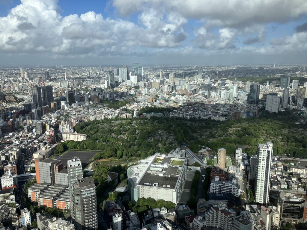 Tokyo view from Ritz-Carlton, Tokyo