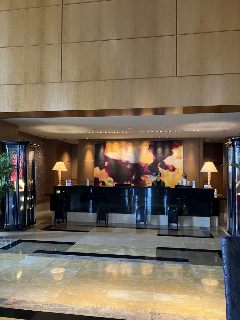 Ritz-Carlton Tokyo Reception Desk