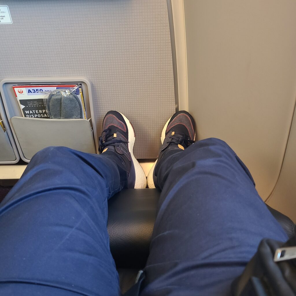 JAL Airbus A350-900 Domestic First Class Seat Reclined
